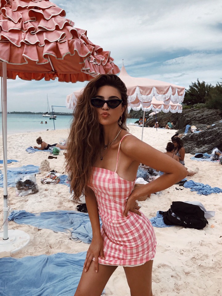 Revolve Summer in Bermuda — Negin Mirsalehi photo photo